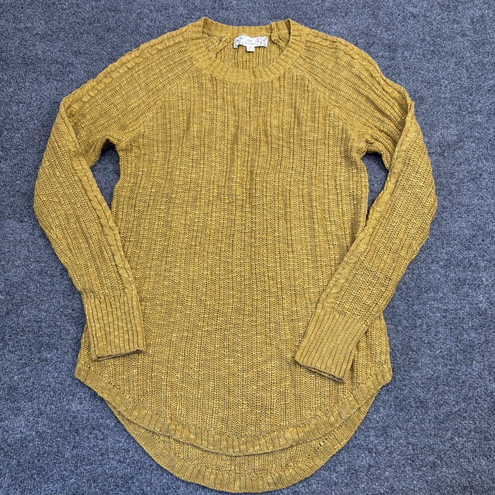 Pink Republic Sweater, Women's Size Medium, Aztec Gold, Pullover, Long Sleeve